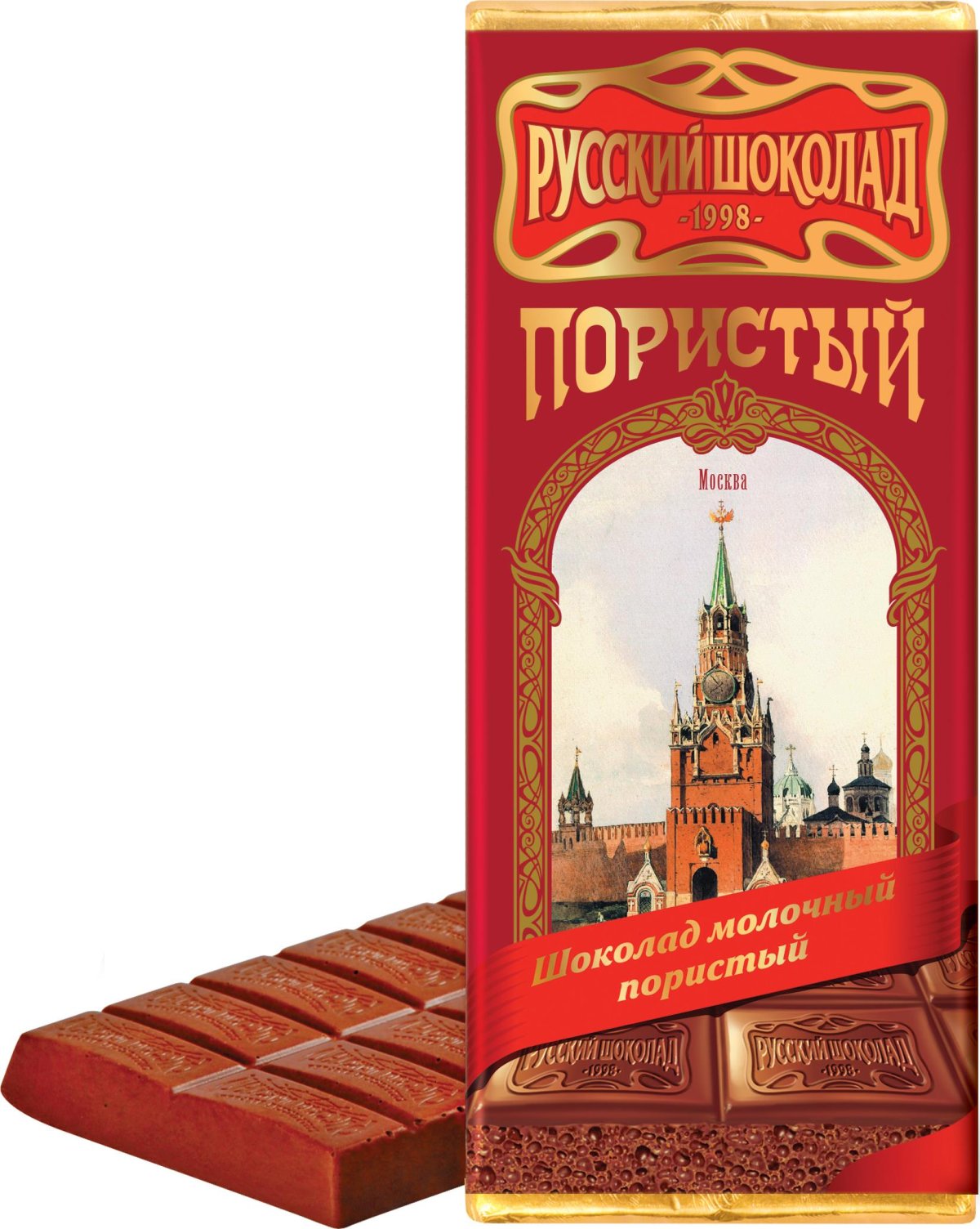 Русский шоколад белый пористый 90гр