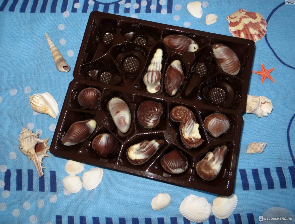 Конфеты Vandenbulcke Chocolate Seashells