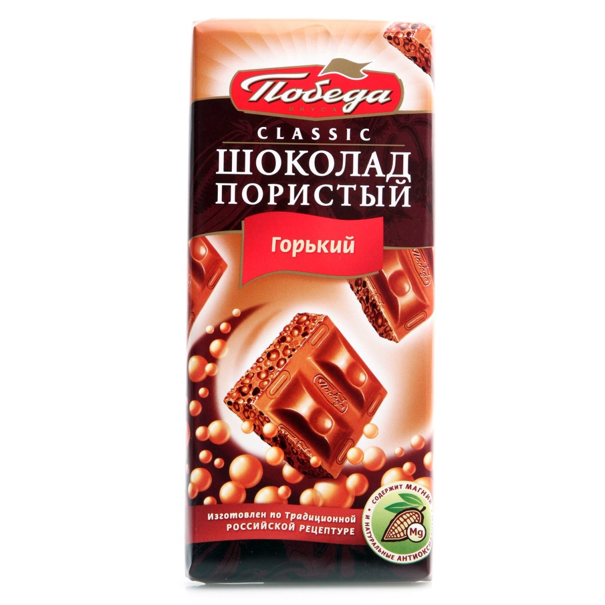 Шоколад пористый победа 65г