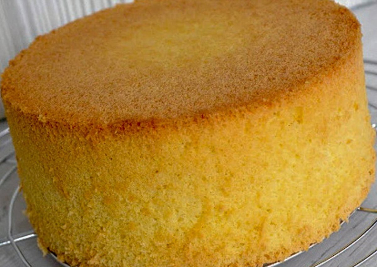 Вкусный нежный бисквит для торта
