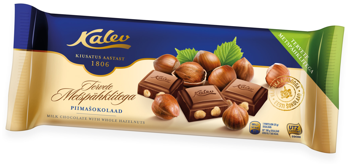 Эстонский шоколад Kalev упаковка