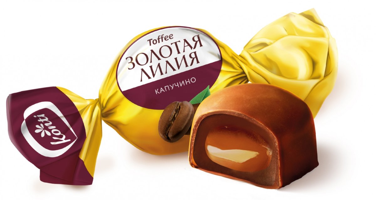 Конфеты Золотая Лилия со вкусом капучино