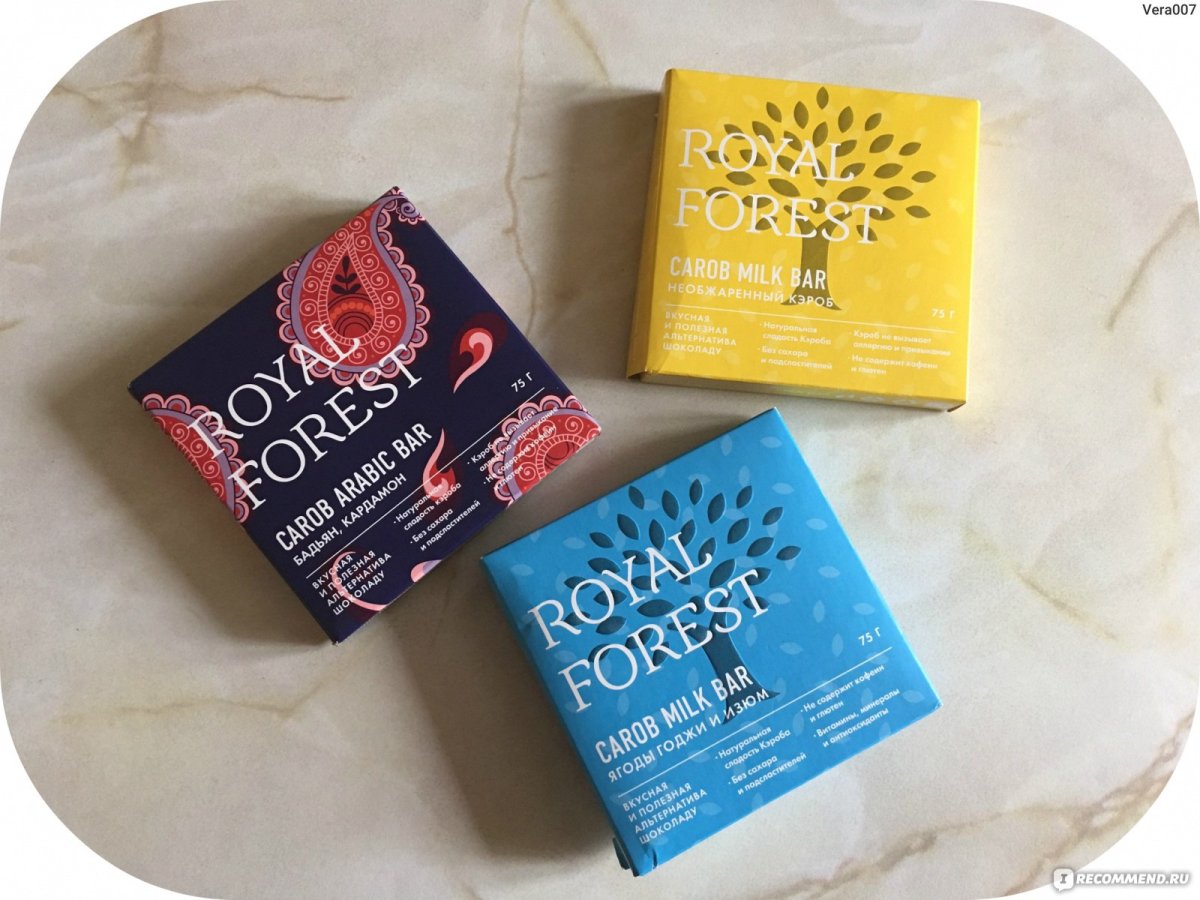 Горький шоколад Royal Forest