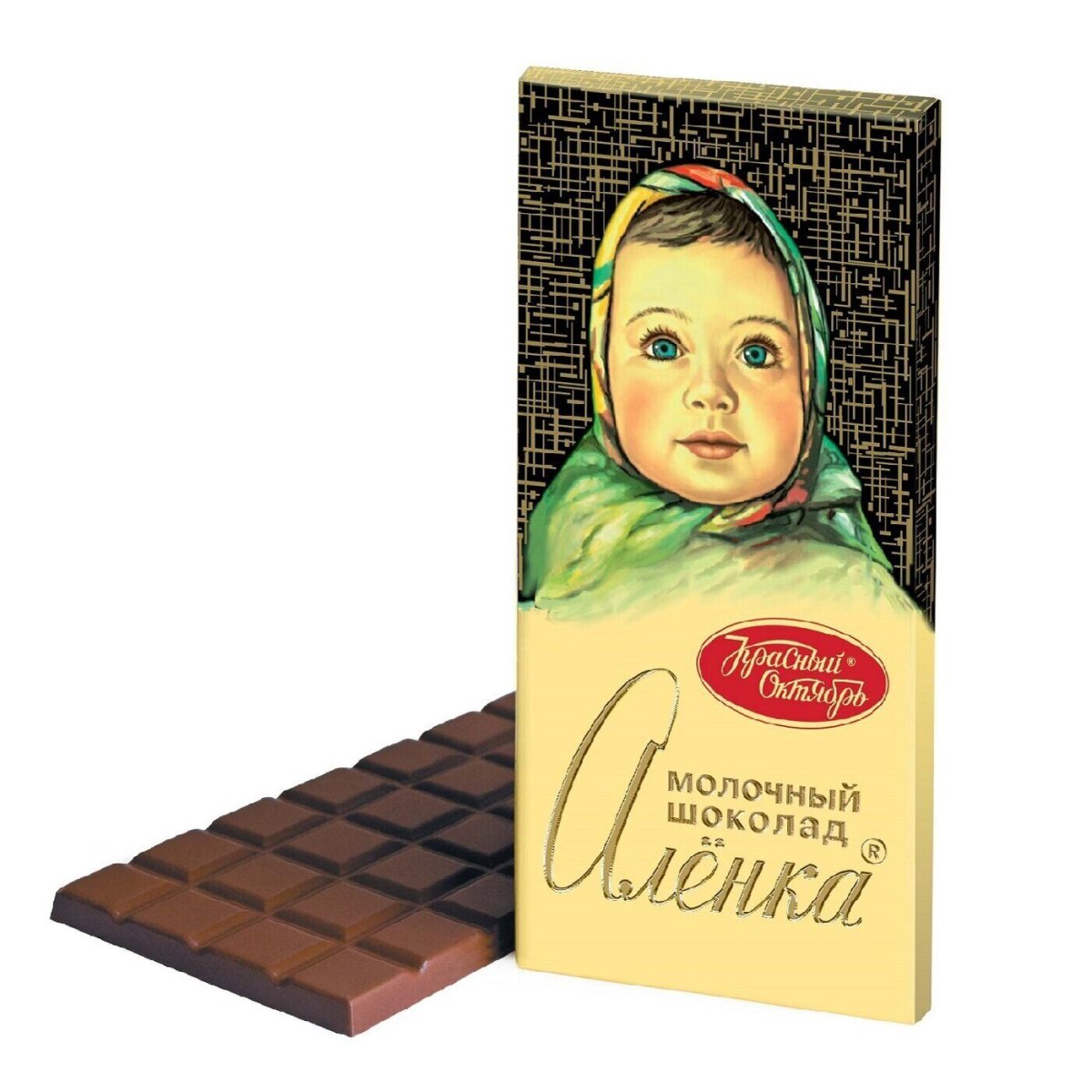 Молочный шоколад Аленка, красный октябрь, 100 гр.