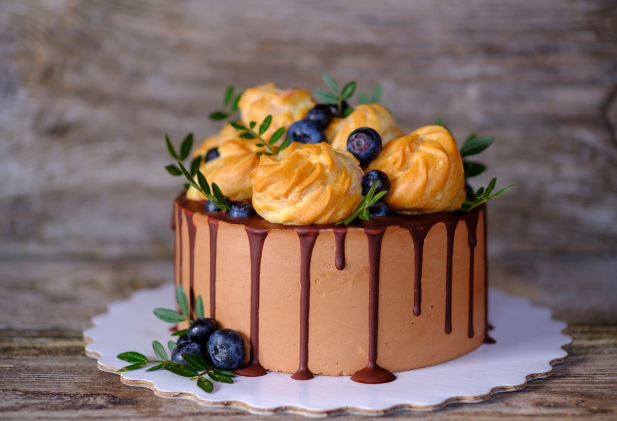 Пирожные с клубникой