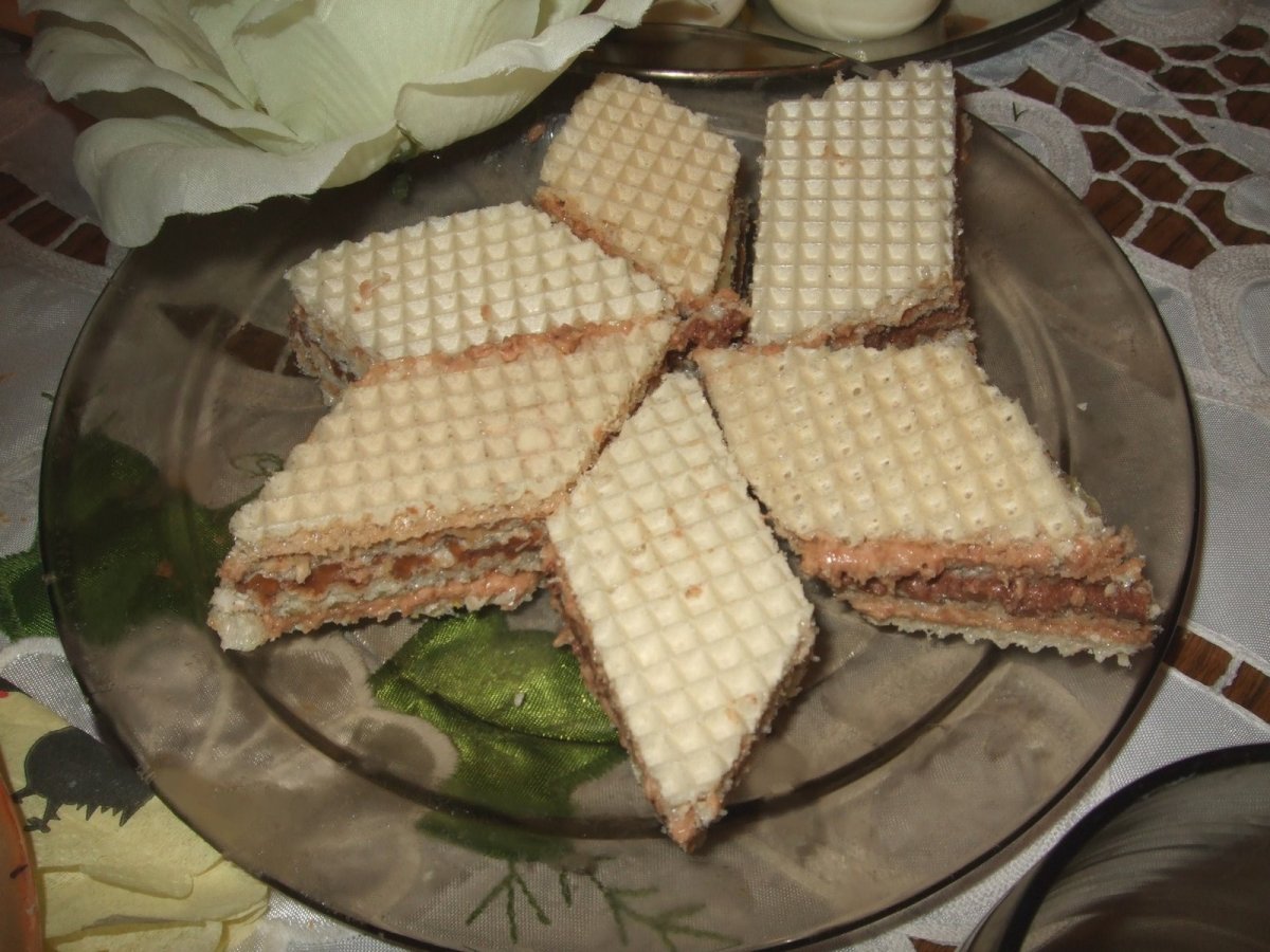 Вафельные коржи калорийность