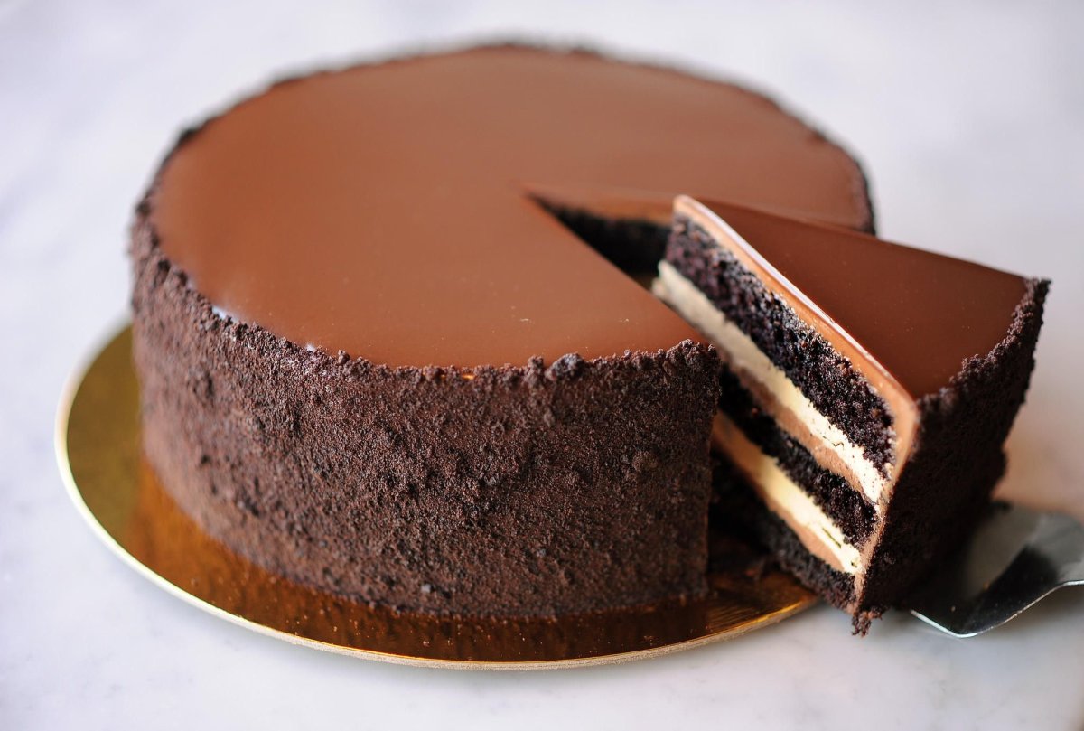 Шоколадный торт на сметане