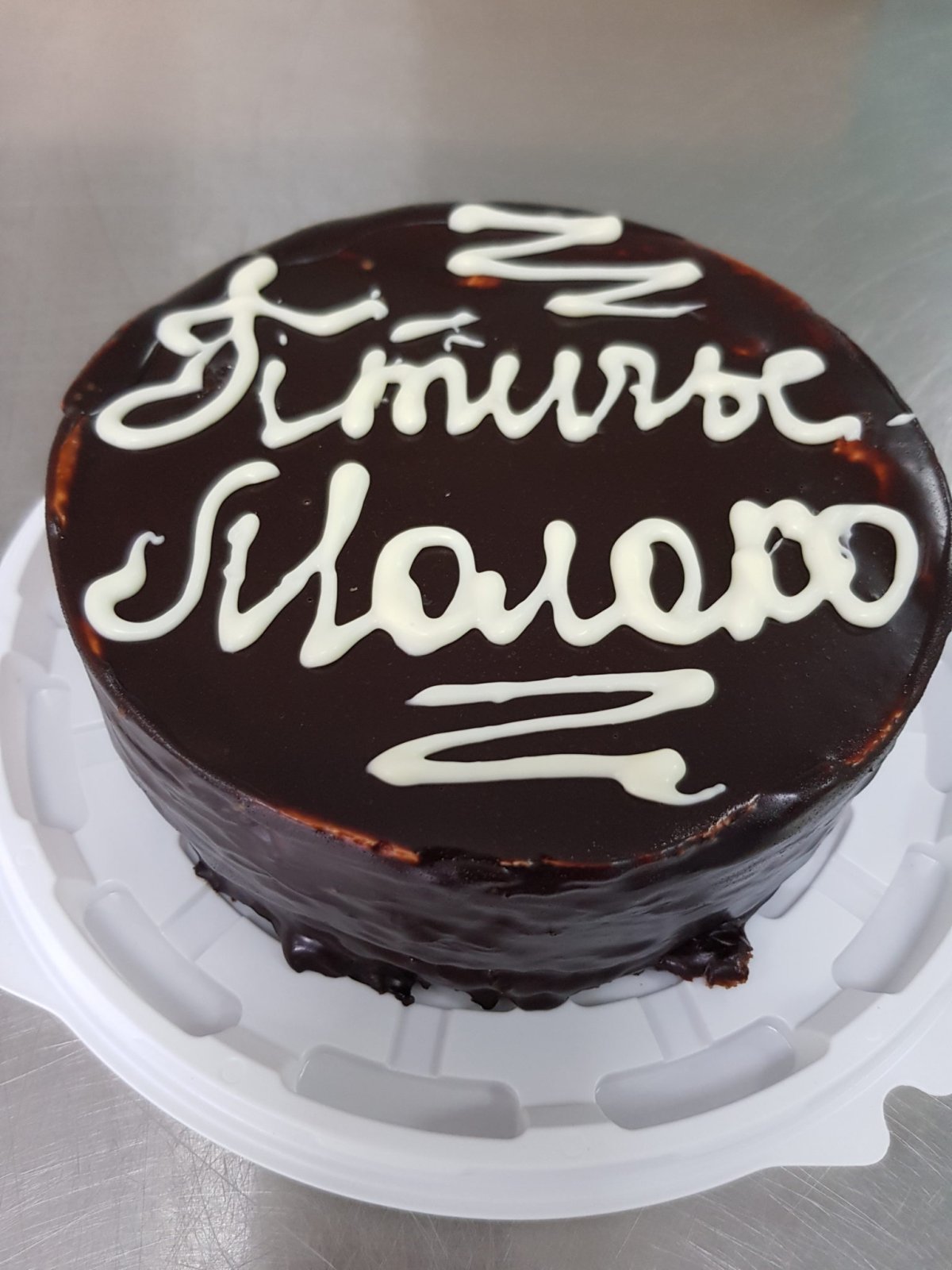 Новогодний торт Птичье молоко