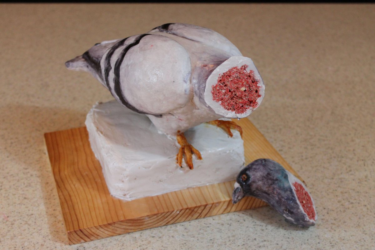 Торт курица с цыплятами