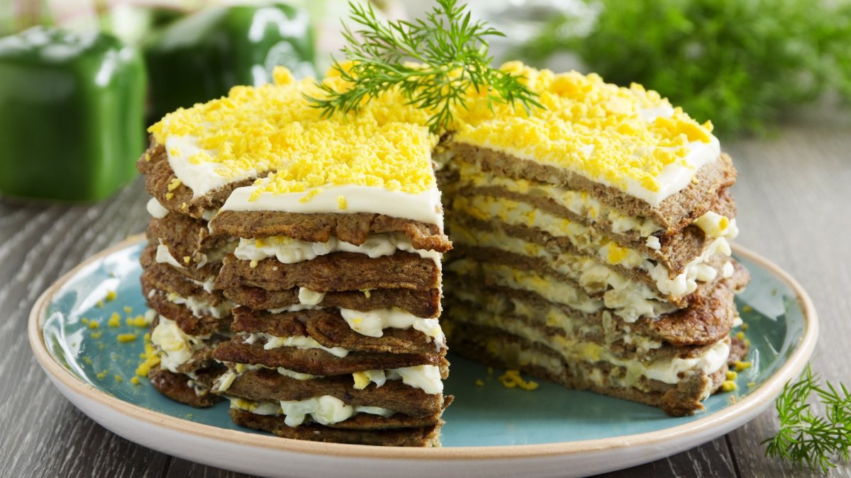 Юлия Высоцкая печеночный торт