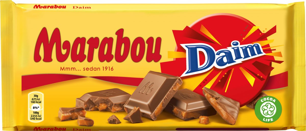 Шоколад Marabou daim