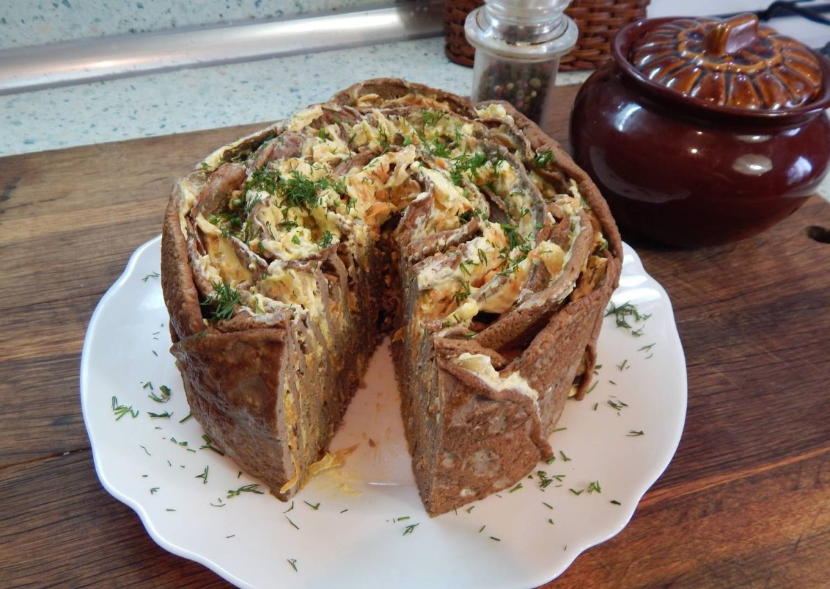 Юлия Высоцкая печеночный торт