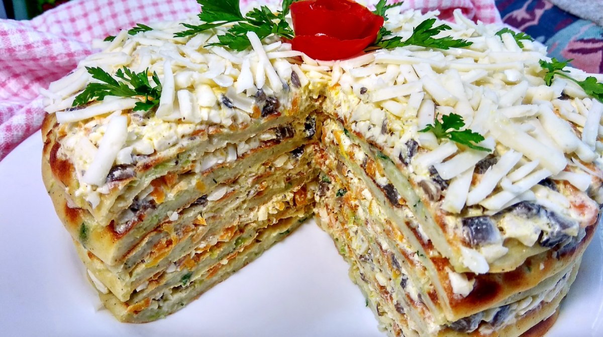 Шведский закусочный торт smörgåstårta смёргасторте