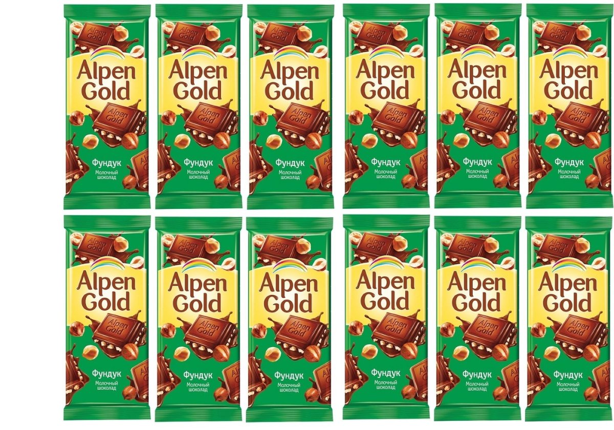 Шоколад Alpen Gold молочный 90гр