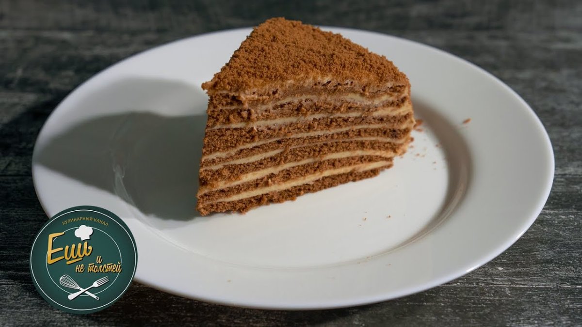 Торт с коржами из крошки