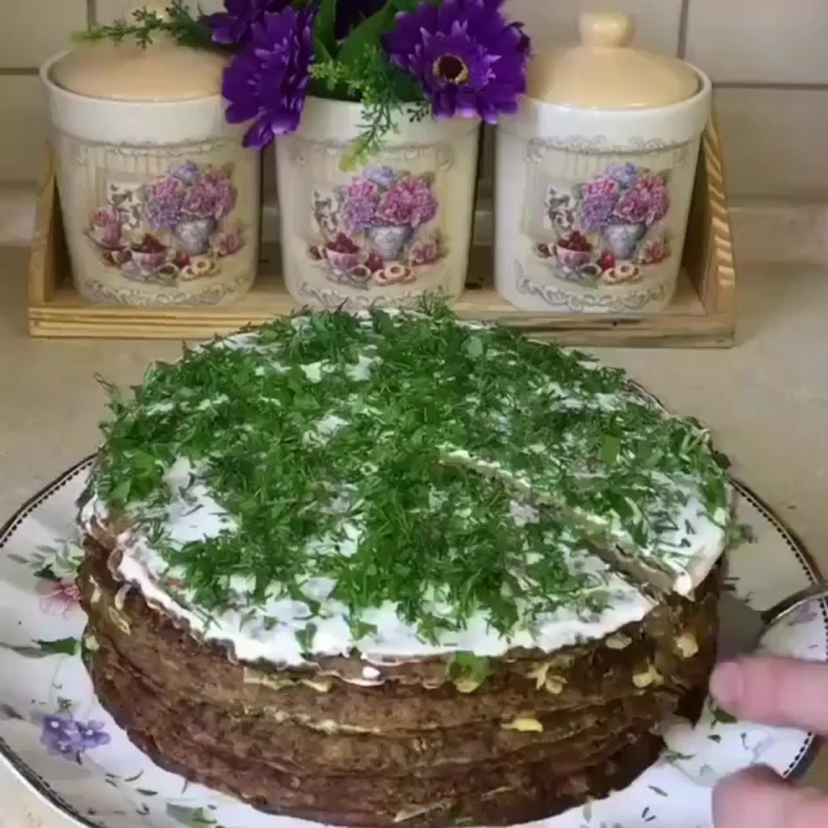 Печеночный торт на 23 февраля
