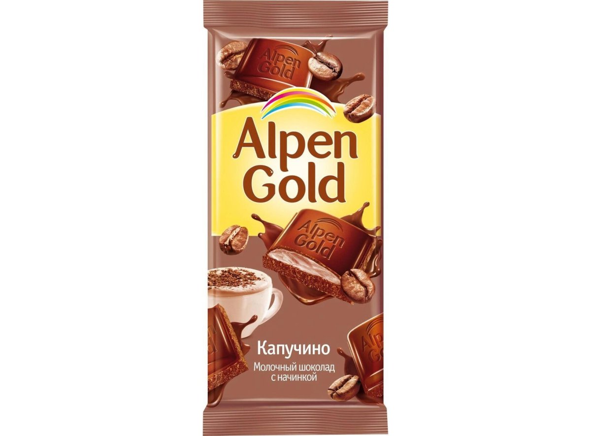 Шоколад Alpen Gold капучино 85г