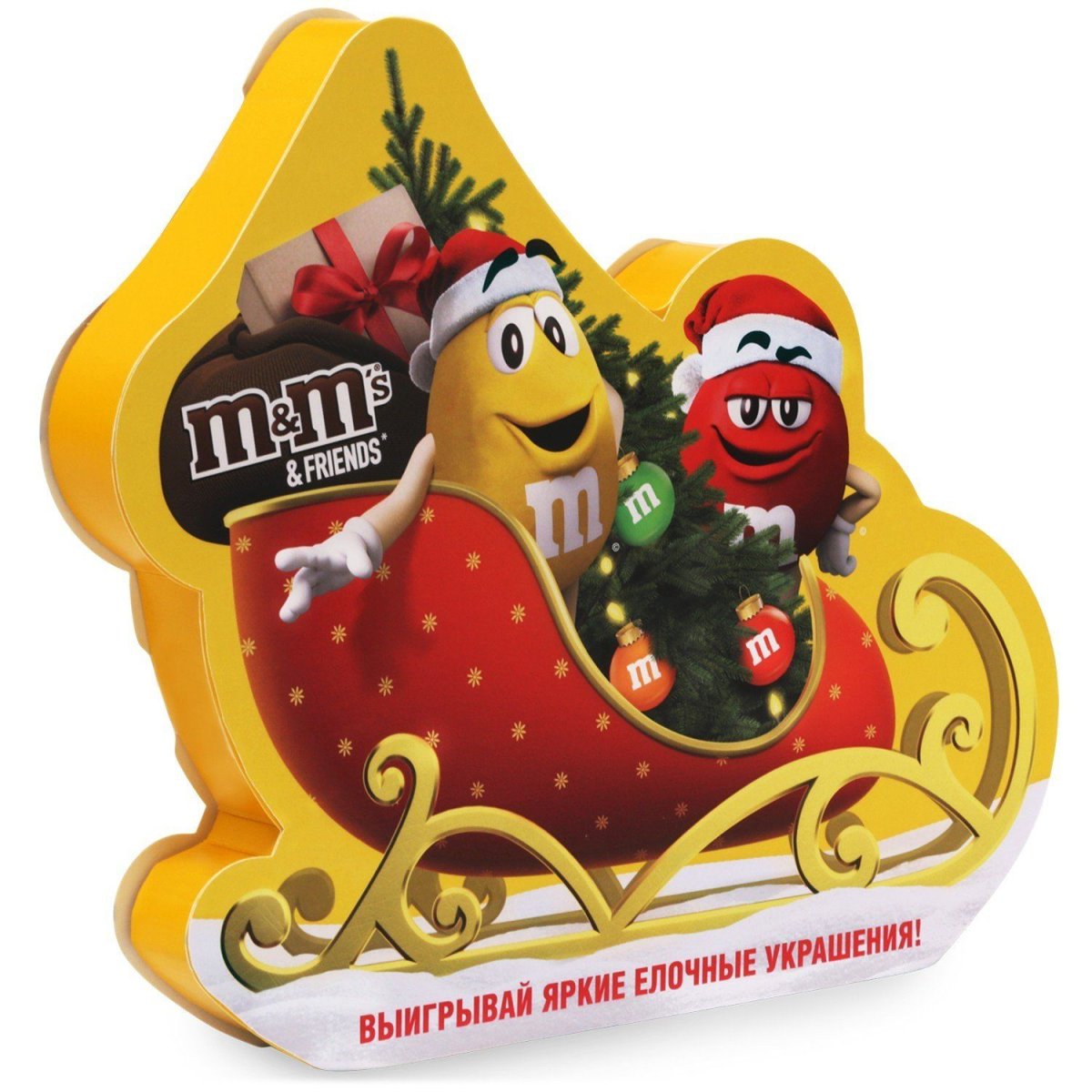 Подарочный набор m&m's санки, 325 г