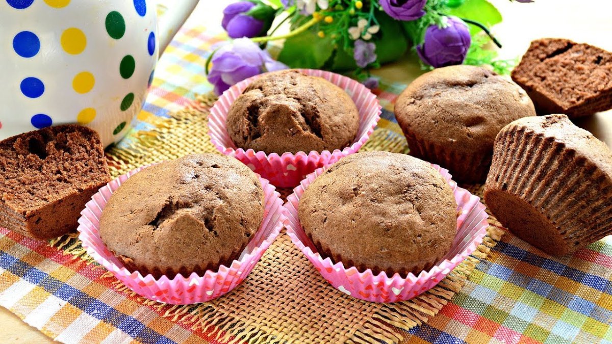 Шоколадный кекс без яиц