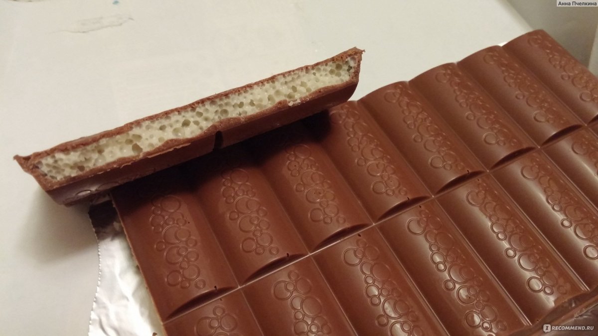 Roshen шоколад белый пористый 80 г