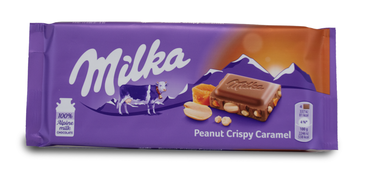 Шоколад льется