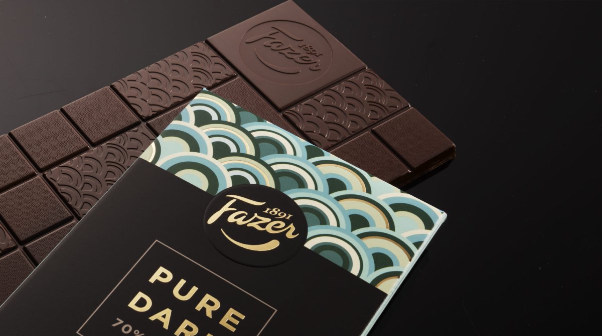 Шоколад fazer Pure Dark Горький 70% какао