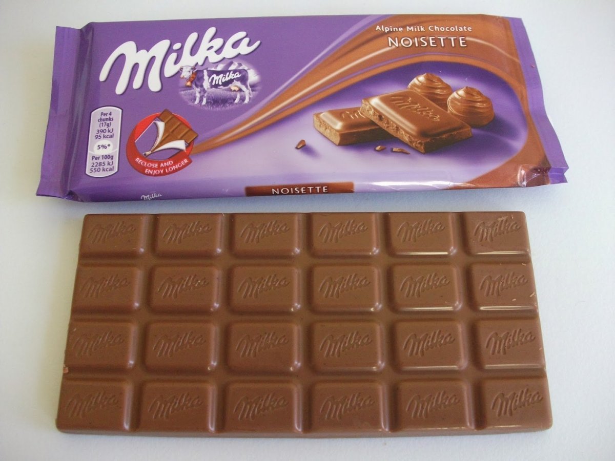 Шоколад Милка noisette