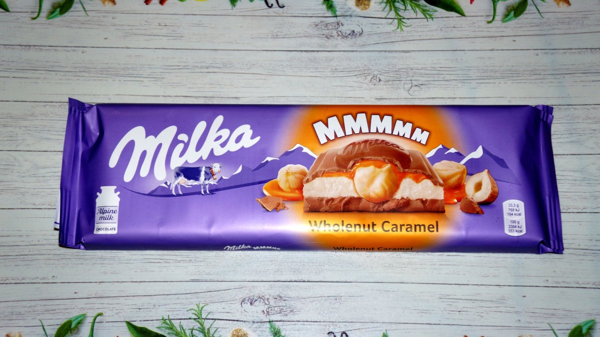 Шоколад Milka Wholenut Caramel