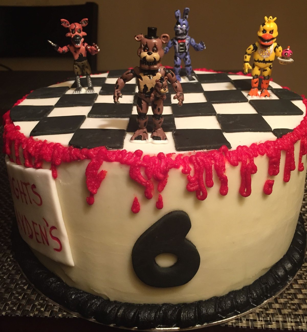 Five Nights at Freddy Фредди торт
