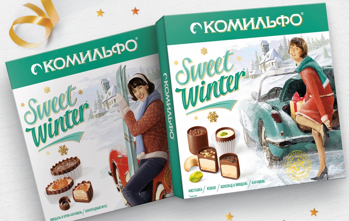 Пралиновые конфеты Объединенные кондитеры