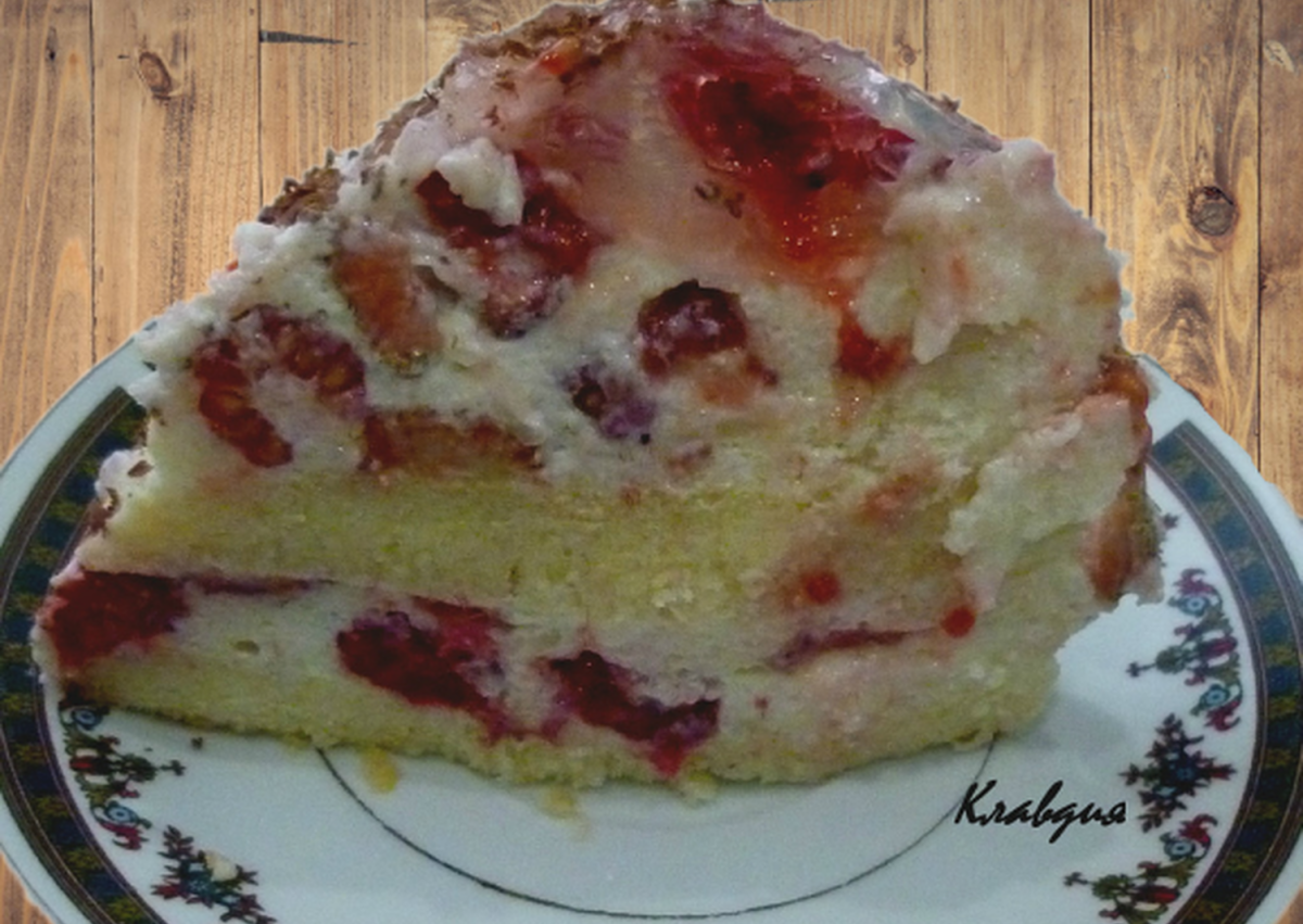 Блинный торт с кремом чиз