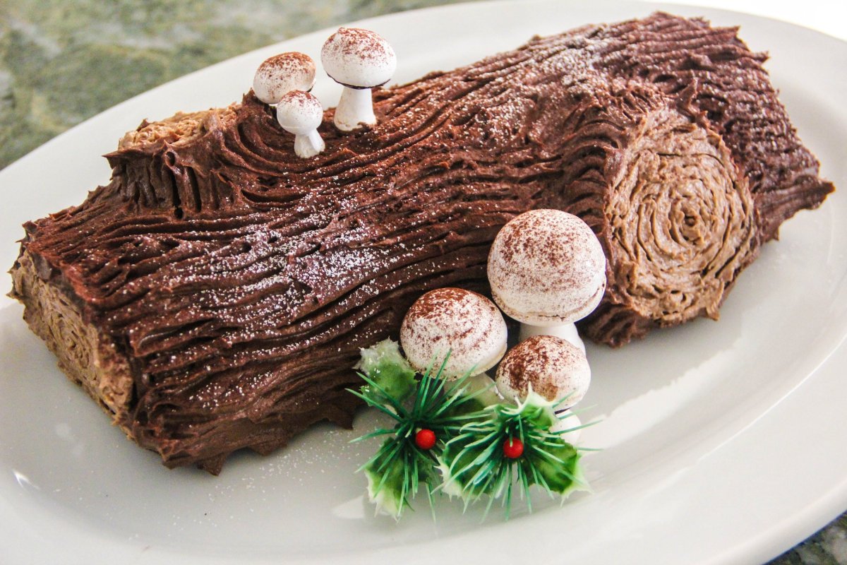 Bûche de noël Рождественское полено