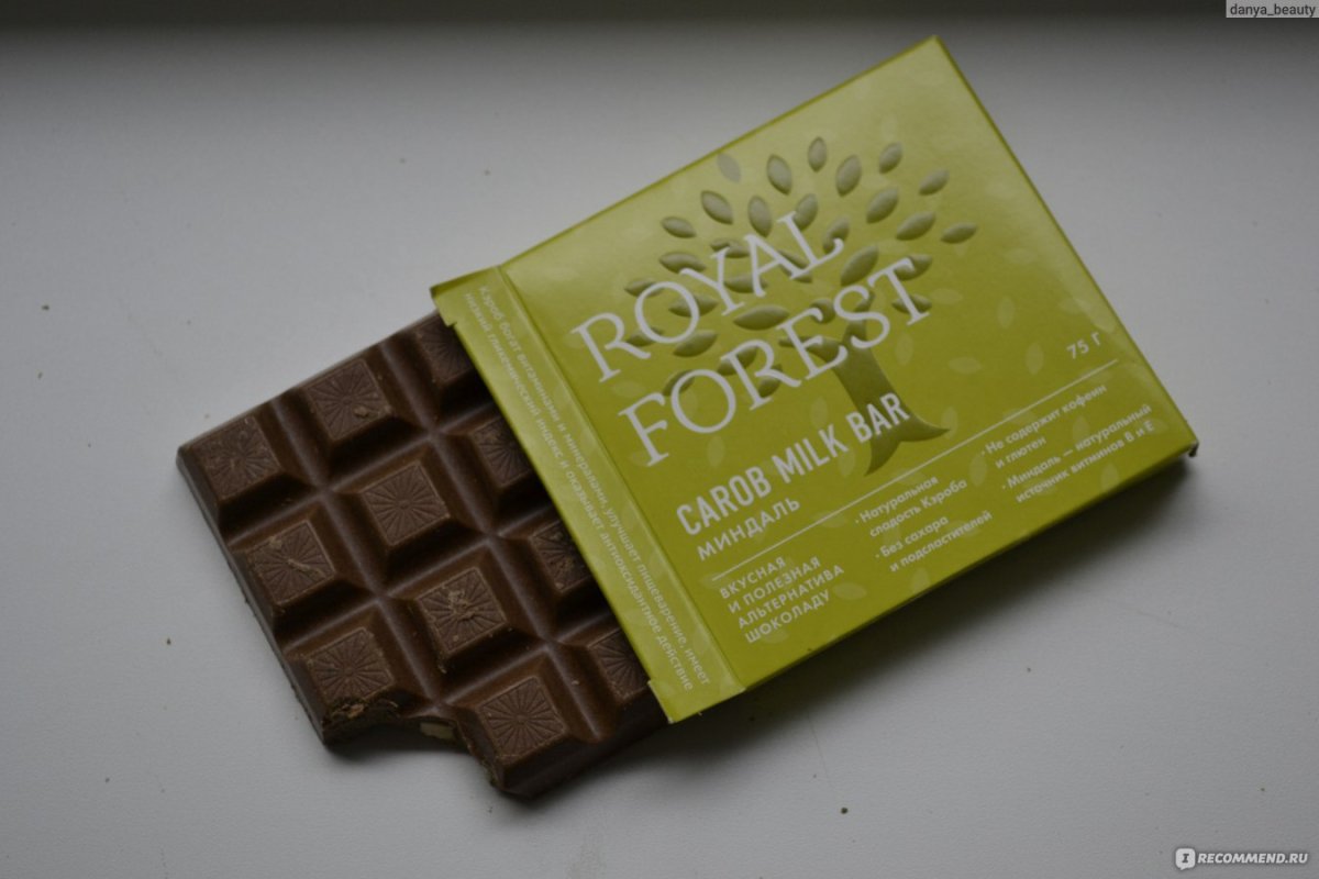 Royal Forest Горький шоколад Carob