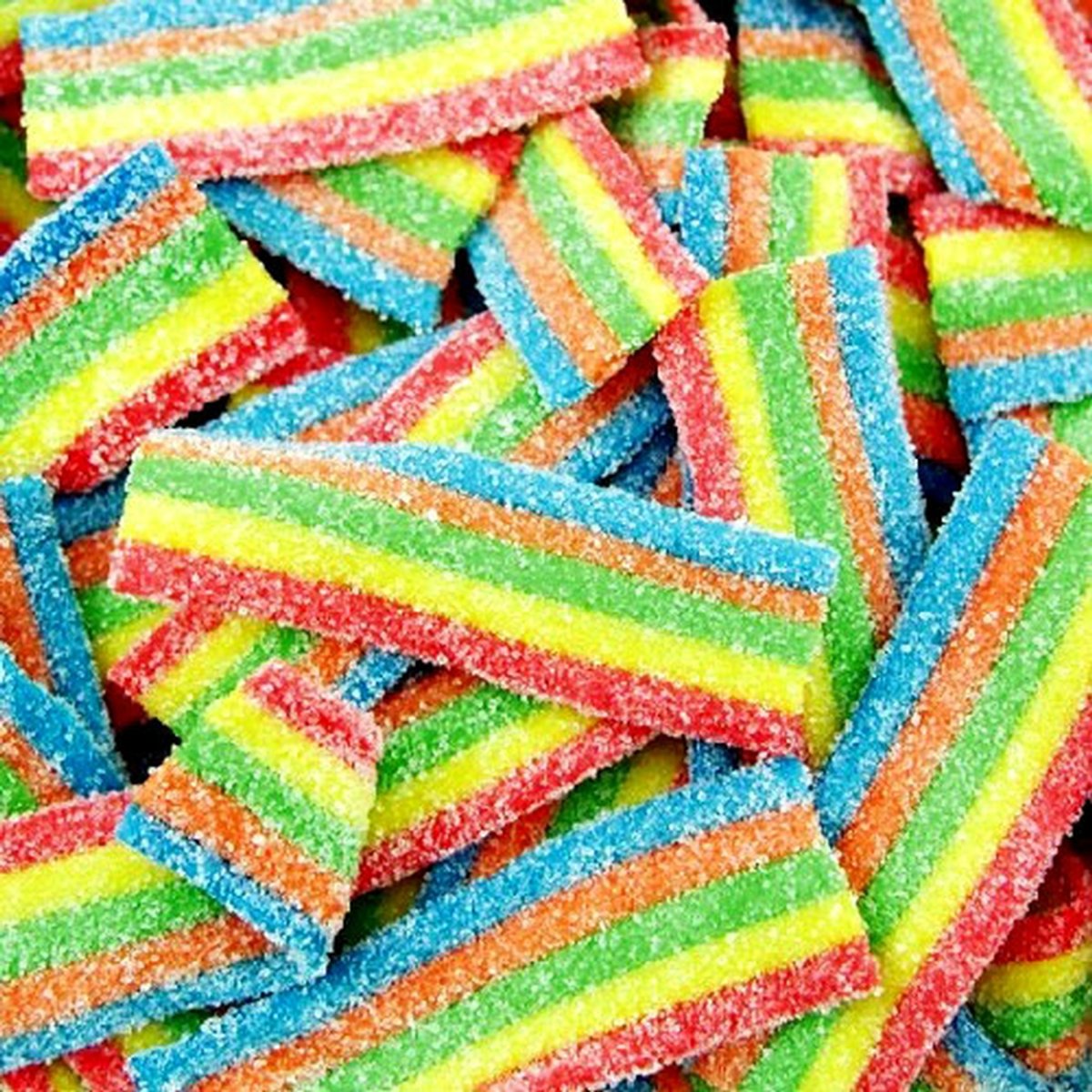 Мармеладки кислые радужные