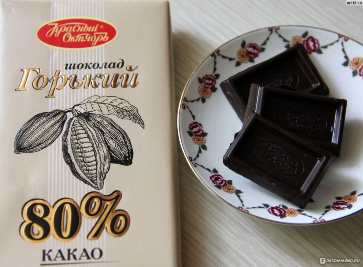 Красный октябрь шоколад с апельсиновой цедрой