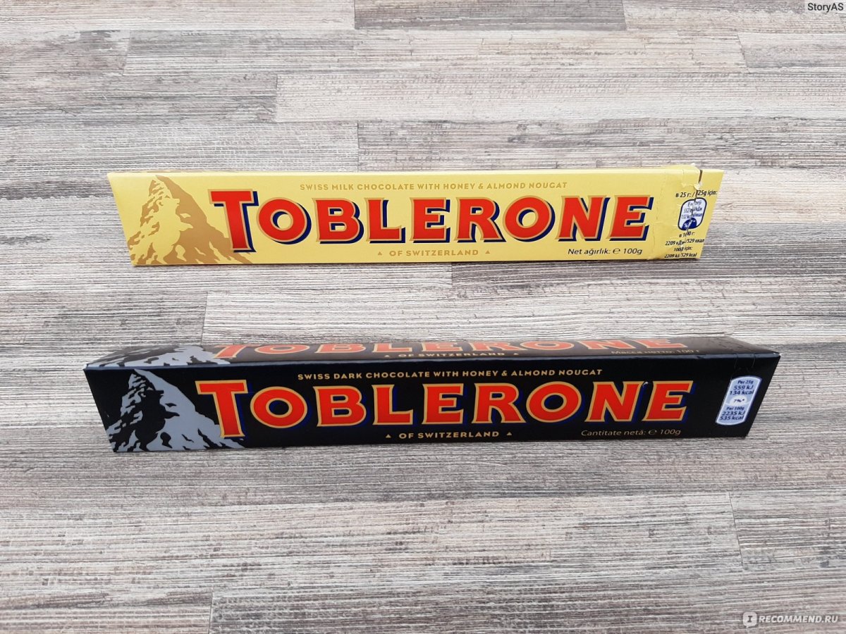 Шоколад швейцарский Toblerone