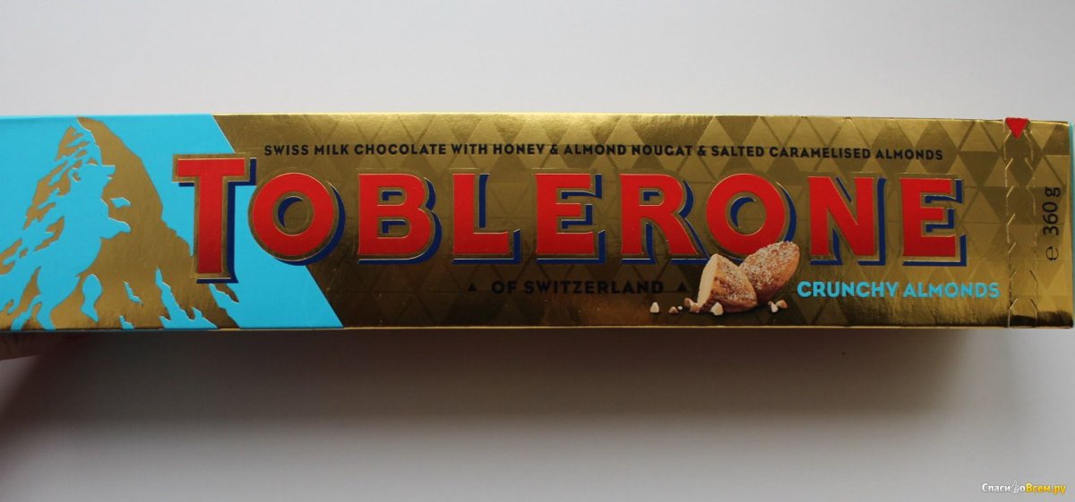Toblerone шоколад Горький