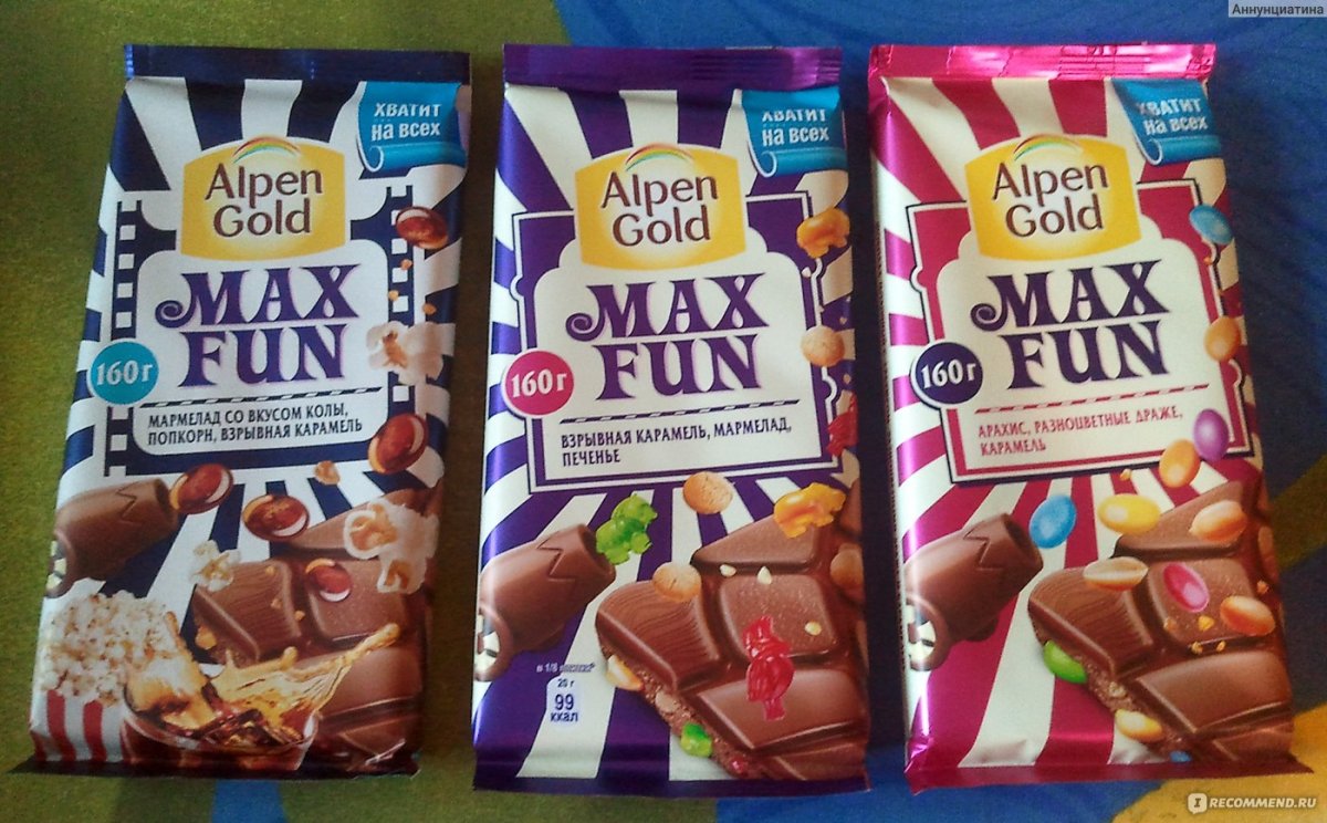 Alpen Gold Max fun молочный