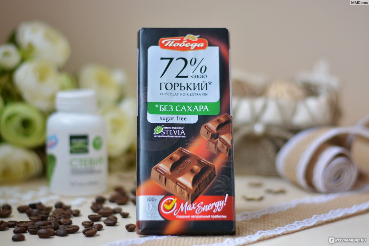 Протеиновый шоколад без сахара