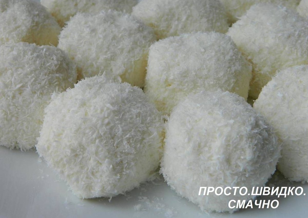 Конфеты Рафаэлло из кокосовой стружки