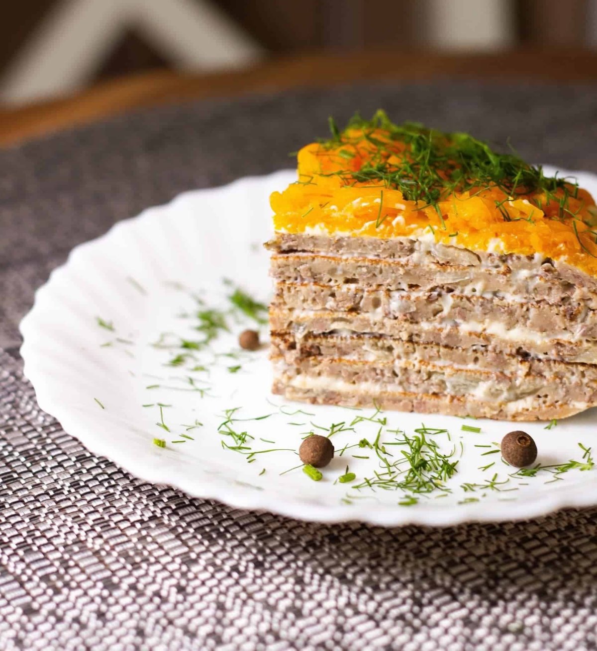 Тортик из печени куриной