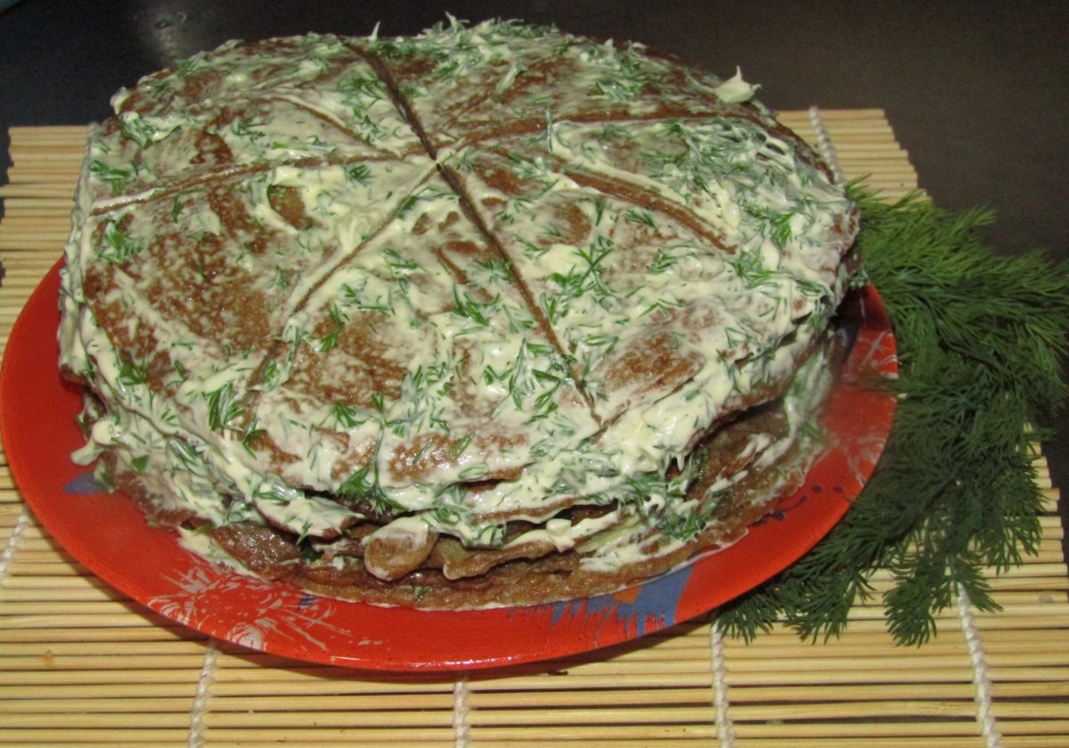 Юлия Высоцкая печеночный торт