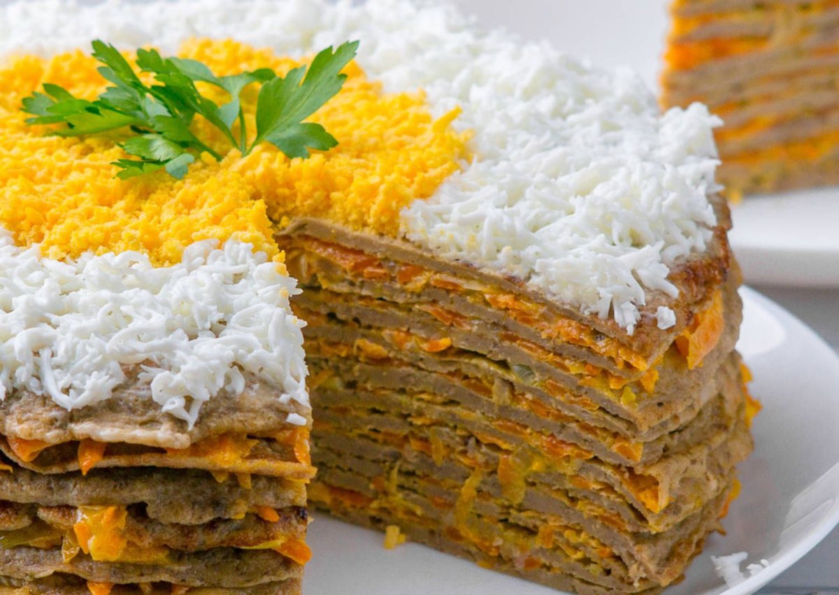 Печеночный торт на праздник