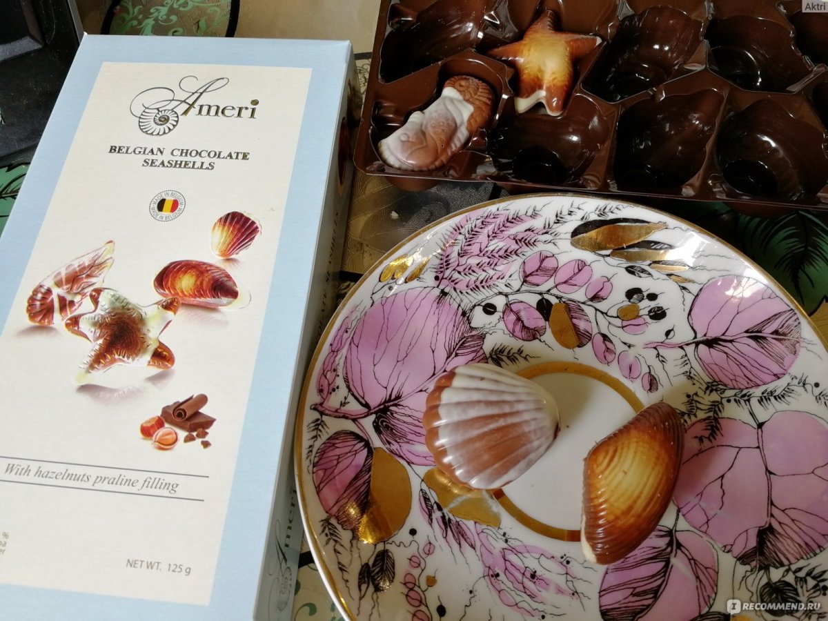 Бельгийский шоколад Seashells