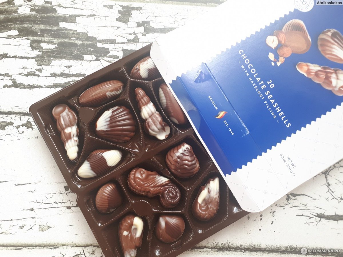 Конфеты Baronie Belgium NV Fruits de mer