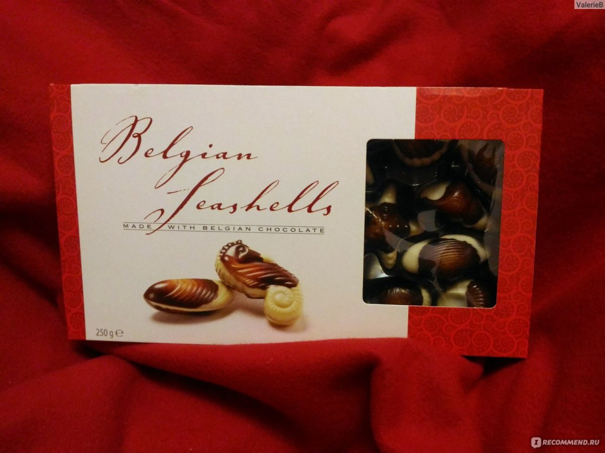 Конфеты Vandenbulcke Chocolate Seashells