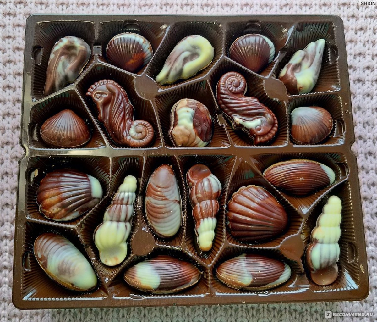 Конфеты Guylian Belgian Chocolate ракушки