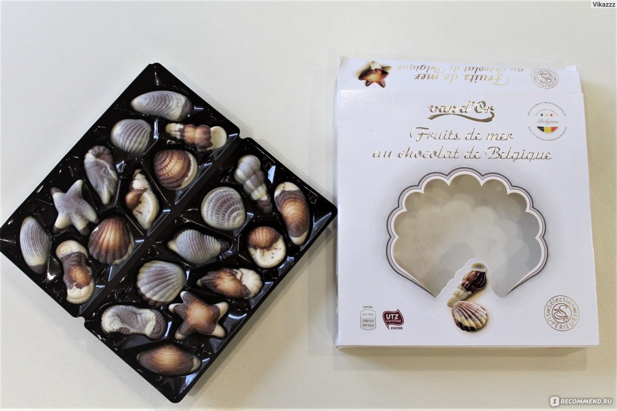 Бельгийский шоколад Seashells