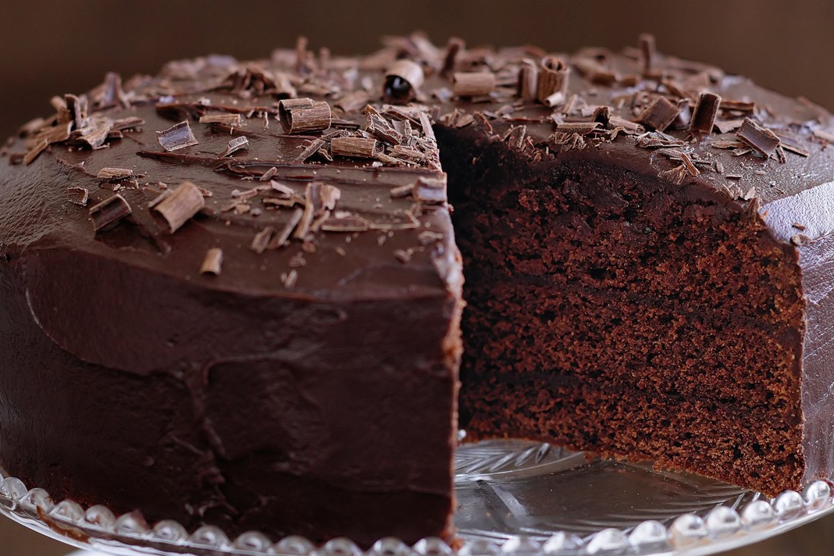 Шоколадный бисквит на сметане для торта