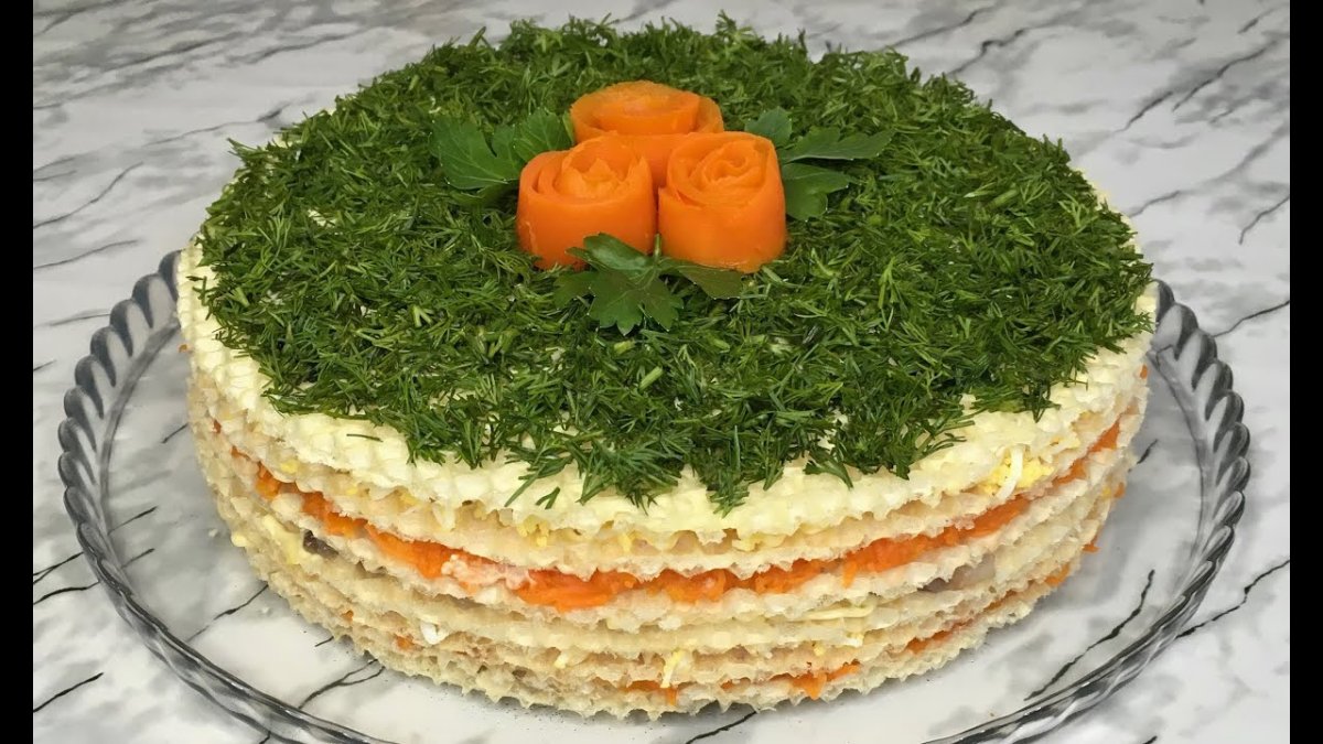 Закусочный торт Царский